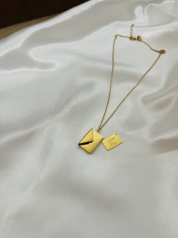 Love Letter Envelope Necklace - Image 3